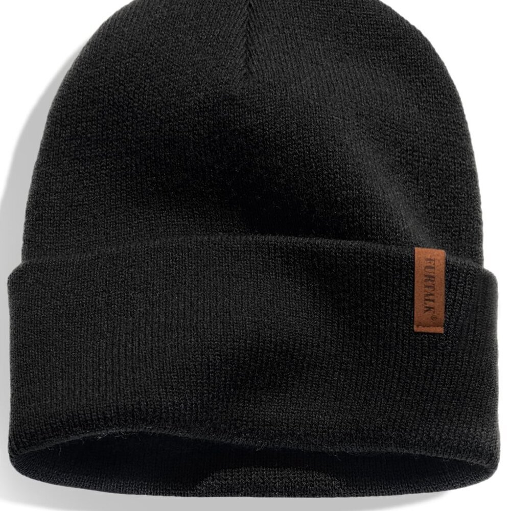 Cuffed Knitted Beanie Unisex Winter Hat Thick Warm Skull Cap Classic